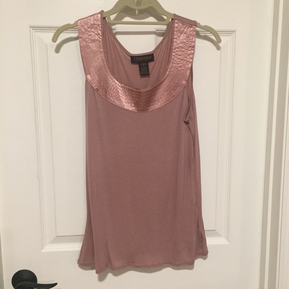 Chadwick's Purple Shimmer Tank - Sz Med